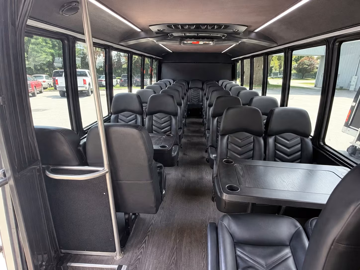 18 passenger minibus interior