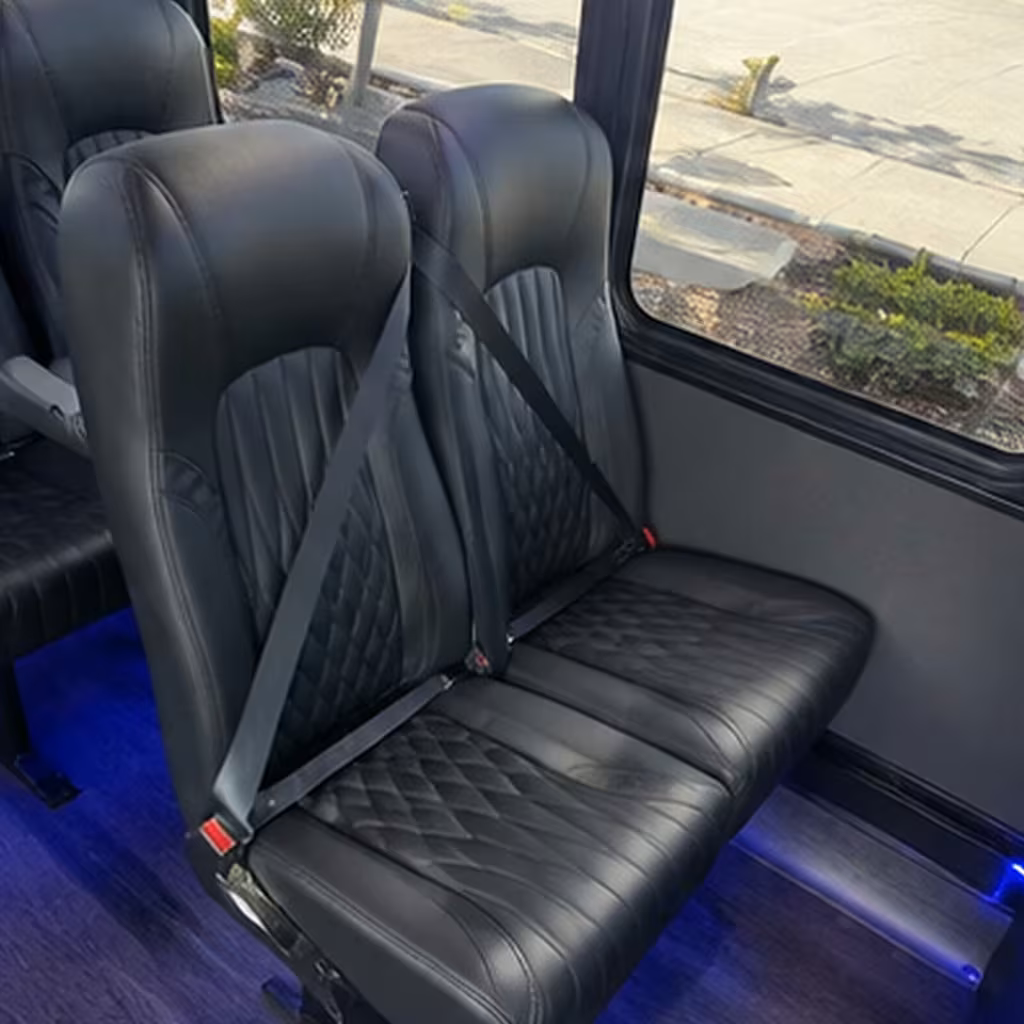 25 passenger minibus inside
