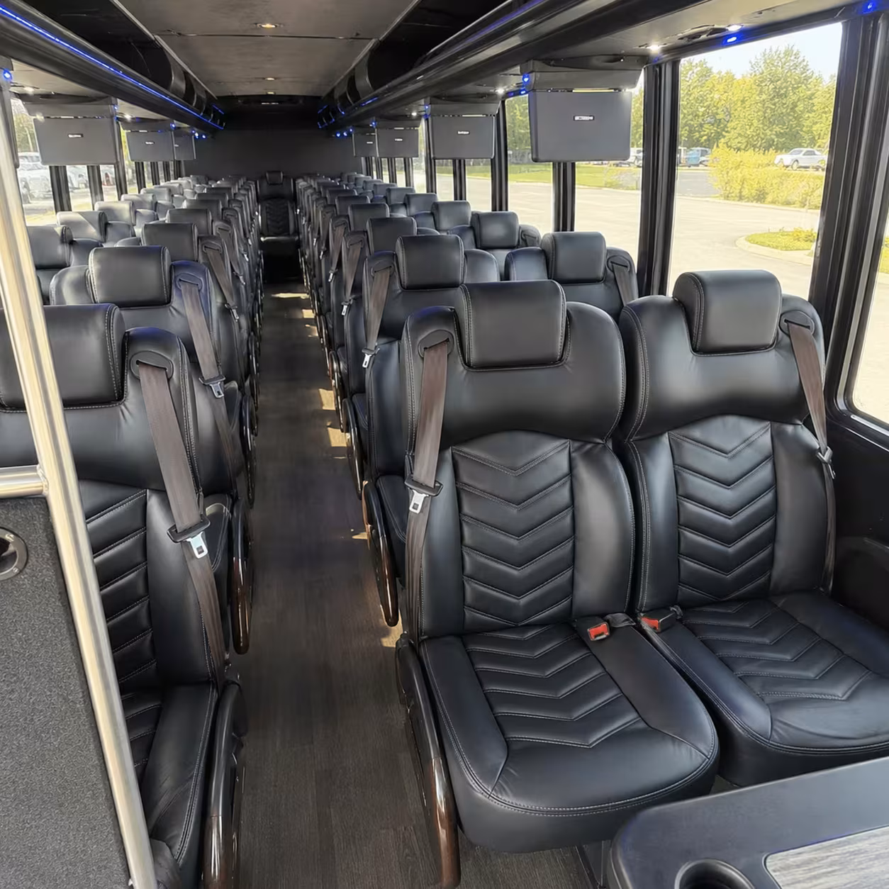 35 passenger minibus inside